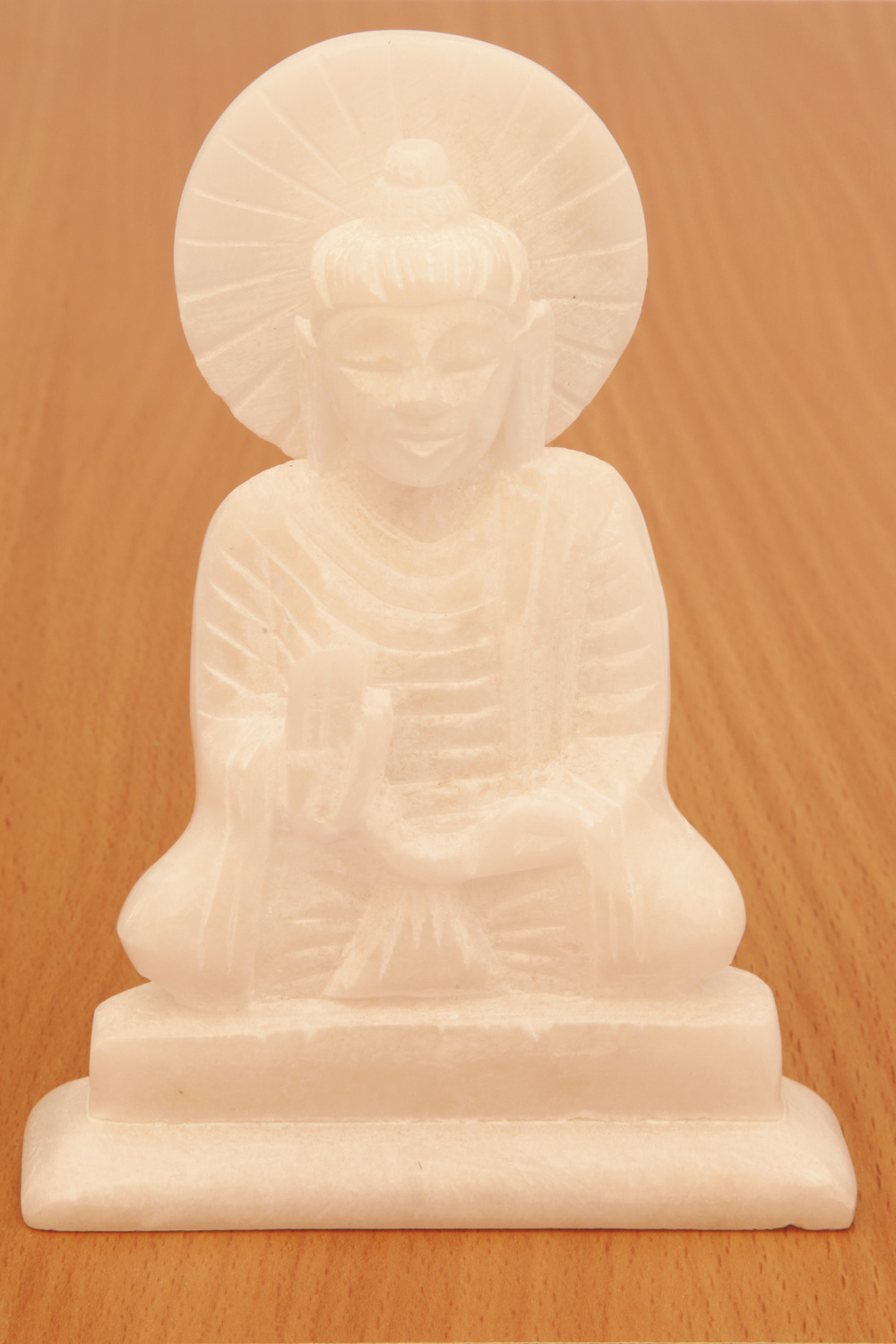 foto BUDDHA z blho mramoru - 11,5 cm